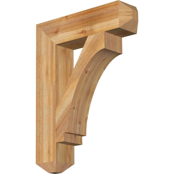 Ekena Millwork Imperial Craftsman Rough Sawn Bracket, Western Red Cedar, 6"W x 26"D x 34"H BKT06X26X34IMP04RWR - main